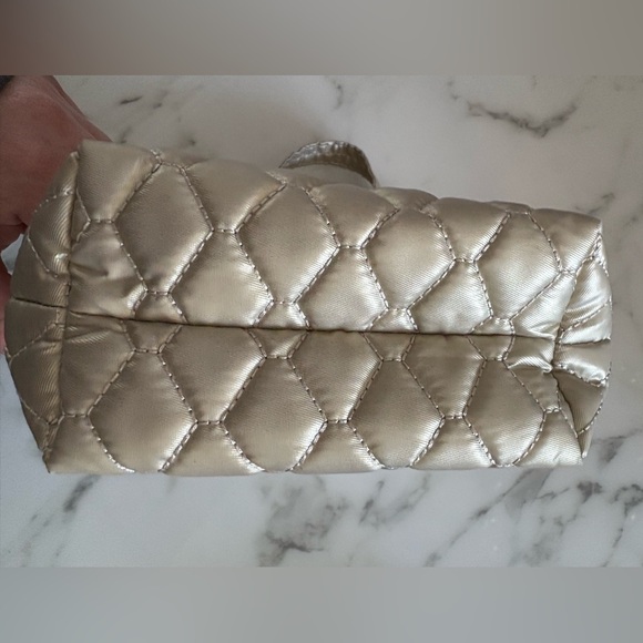 NWT LUG tip toe tote bag champagne gold - Picture 8 of 12
